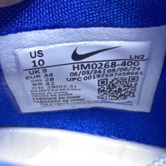 Nike Air Zoom GT Hustle 3 TB Promo‎ Mens Size 10 Shoes Royal Blue Unreleased